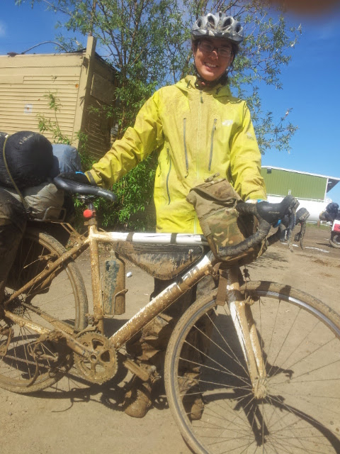 Muddy cycling in Alaska 2